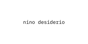 Nino Desiderio