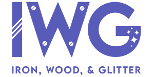 Iron, Wood, and Glitter